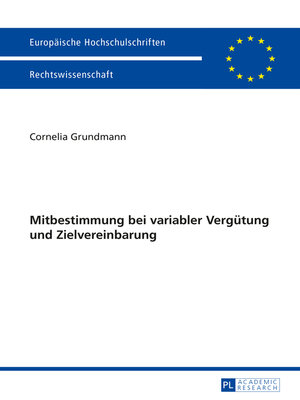 cover image of Mitbestimmung bei variabler Verguetung und Zielvereinbarung